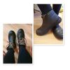 cWaterproof Shoe Cover; Reusable Non-Slip Foldable Outdoor Overshoes For Rainy Days